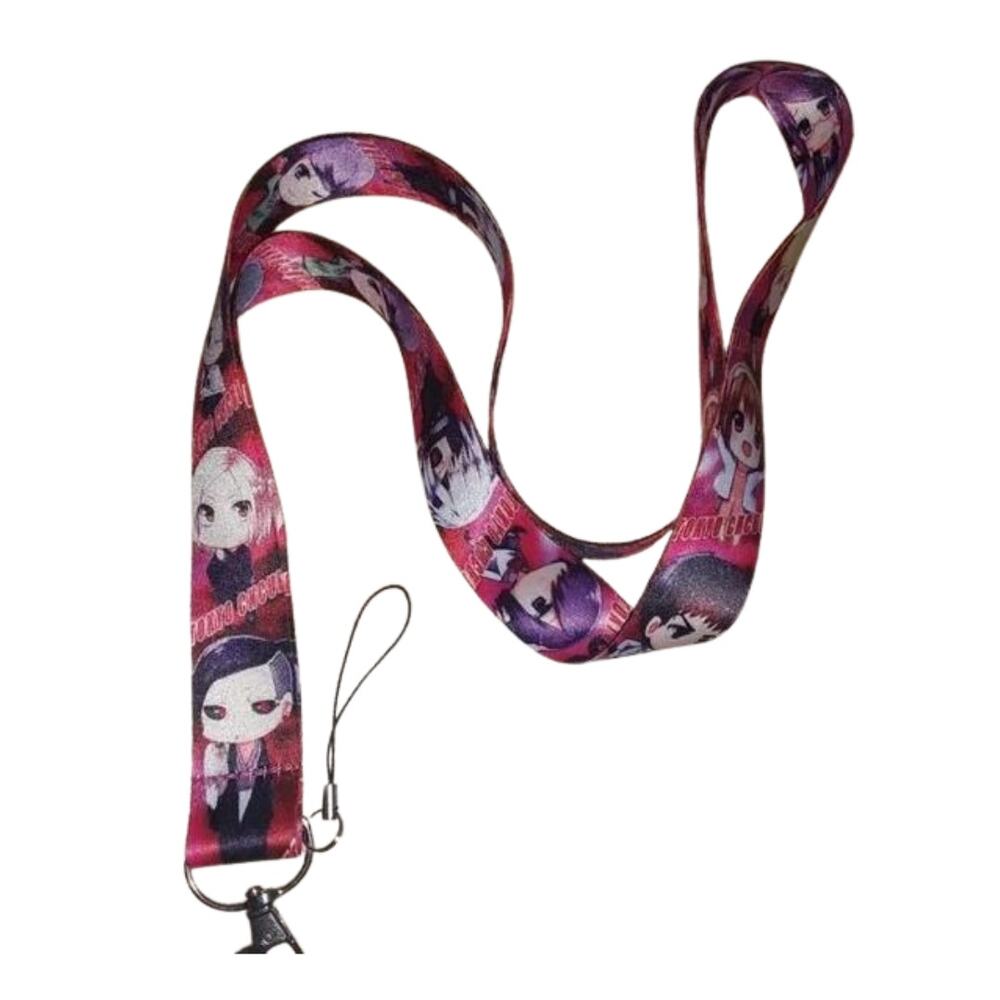 Tokyo Ghoul Lanyard Anime Neck Strap & Metal Clip Kaneki Ken Design (Unisex)